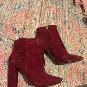 Ted Baker Rich Burgundy Heeled Boots